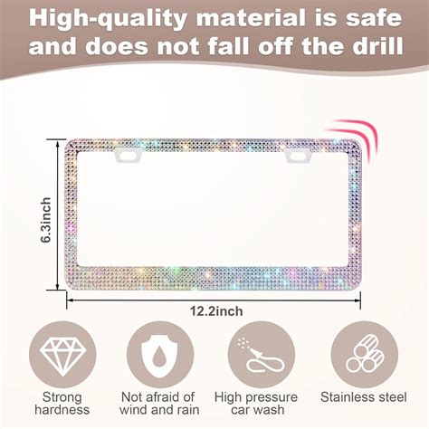 Image result for Custom Bling License Plate Frames