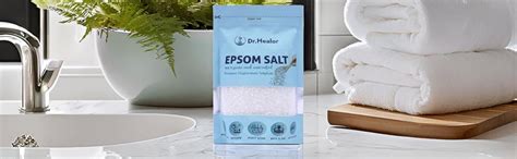 Dr. Healor Epsom Salt for Bath – 900g | Pure Magnesium Sulfate Crystals ...