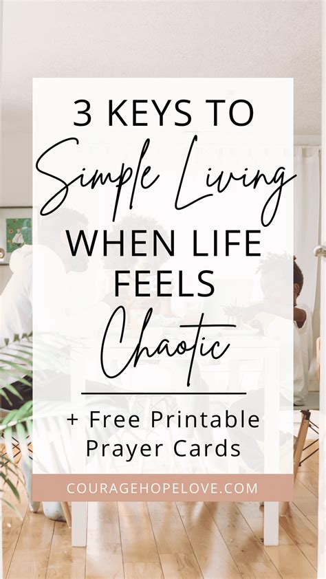 3 Keys to Simple Living (for Moms) When Life Feels Chaotic - She Builds Her Home