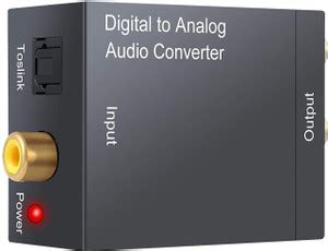 VOOCME TV-out Cable Digital to Analog Audio Converter, Toslink Coaxial ...