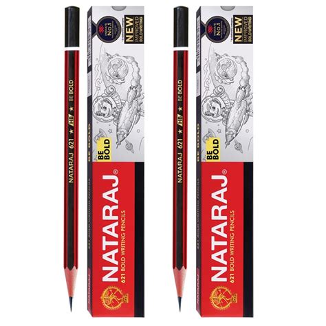 Nataraj Pencils 621 HB Bold Writing Pencils Pack of 3 Box (30 Pieces ...