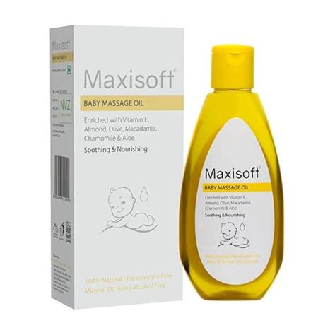 Amazon.in: Buy Maxisoft Baby Massage Oil for Kids With Olive Oil ...