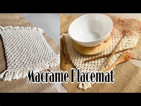 Image result for Macrame Placemat Tutorial