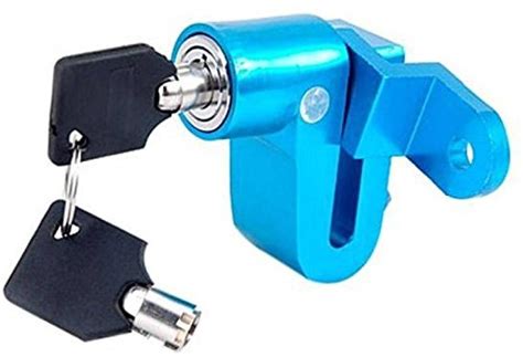MS Traders Disk Break Lock Zargv1097-Royalenfieldclassic U Lock (Blue ...