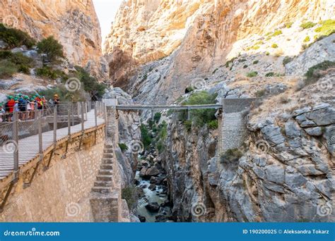 El Chorro, Spain, April 04, 2018: Railway Station In The Village Of El ...