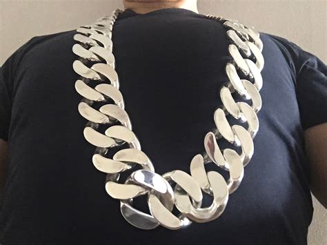 Heavy Silver Chains for Men | Curb, Figaro & Cuban in 925 Silver ...