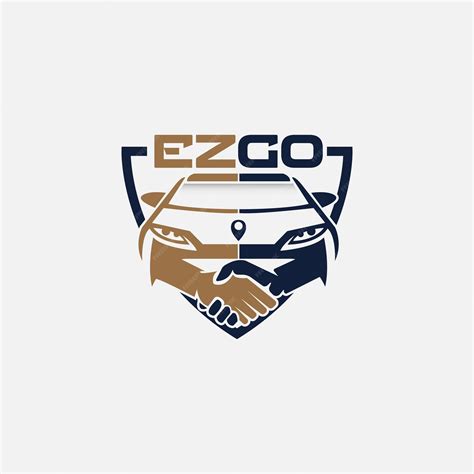 Easy go handshake autohaus autofahrt standortkarte symbol logo ...