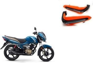 Buras NEW BEST QUALITY ORANGE SHINING PROTECTIVE HANDGUARD FOR TVS ...
