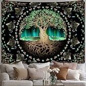 Tree of Life Hanging Tapestry Sun Moon Wall Art Large Tapestry Mural ...