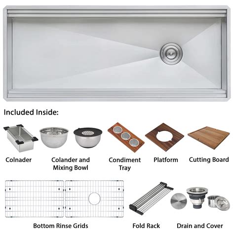 Stainless Steel Kitchen Sinks | Undermount, Drop-In & Workstation