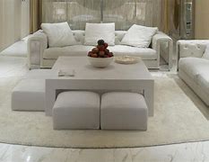 Image result for Coffee Table with Ottoman Seating