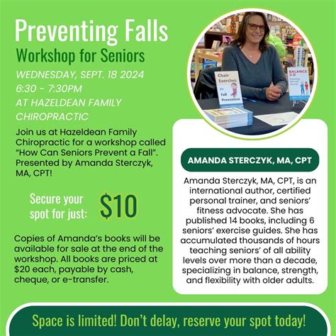 How Can Seniors Prevent a Fall by Guest Speaker: Amanda Sterczyk, MA ...