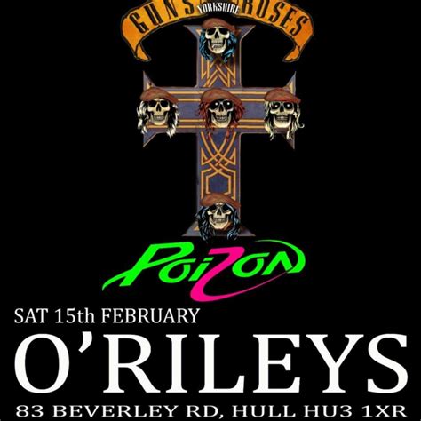 Guns N Yorkshire Roses and Poizon, ORILEYS LIVE MUSIC VENUE, Hull, 15 ...