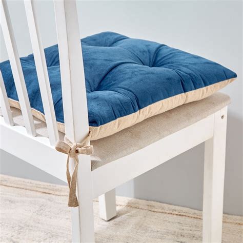 Buy Poise Velvet Chair Pad - 35cmx35cm from Home Centre at just INR 349.0