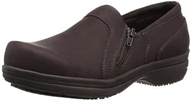 Easy Works Women's Bentley Health Care Professional Shoe, Brown Nubuck ...