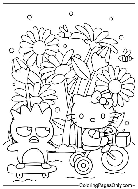 dibujos para colorear - Dibujos para colorear de Hello Kitty: dibujos ...