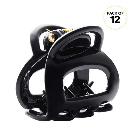 Buy RC ROCHE ORNAMENT 12 Pcs Womens Chic Hollow Hair Sectioning Styling ...