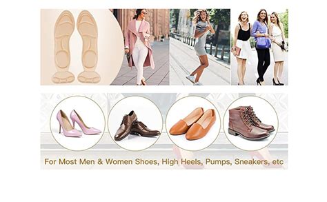 ISVIN Heel Cushion Inserts Comfort Shoe Insoles Women Sponge Insoles ...