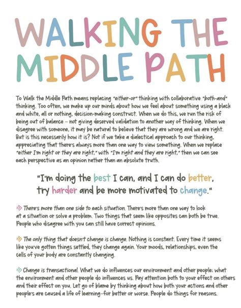 DBT's Middle Path: Embracing Balance and Growth | Jonathan Mitchell ...