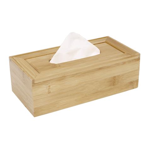 Buy Large Wooden Tissue Holder – Rectangular | HOKIPO – HOKIPO | Har ...
