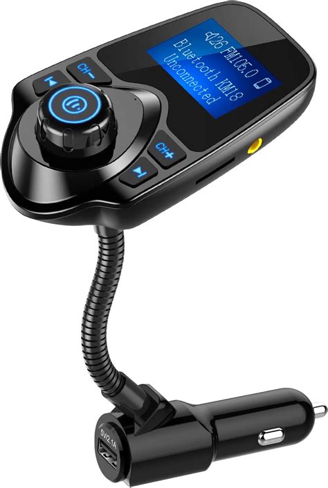 Amazon.com: Cigarette Lighter Bluetooth FM Transmitter - Universal ...