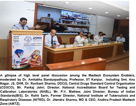 "MEDTECH INNOVATIONS: ICMR-DHR AT IIT's" with the theme "Nurturing ...