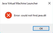 Could not find java.dll ERROR - Quick Fix