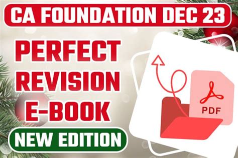 CA Foundation Perfect Revision Book | CA Foundation Revision Notes | CA ...