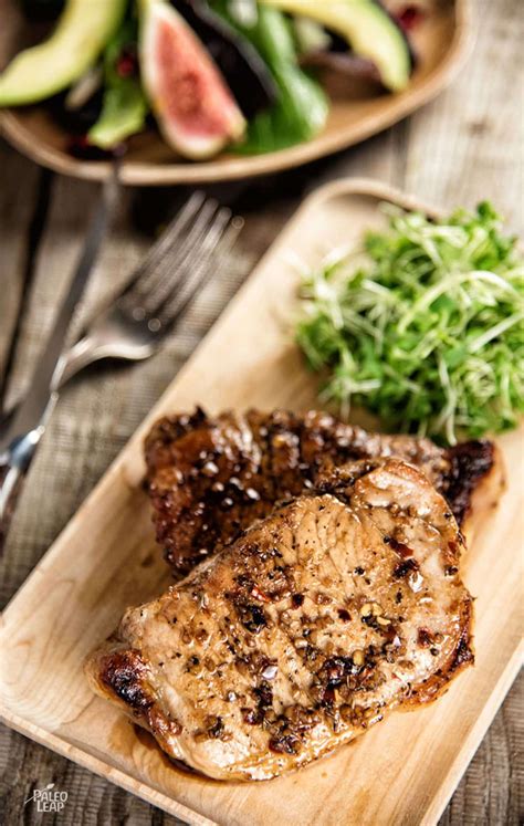 Pork Chops With Balsamic Glaze Recipe | Paleo Leap