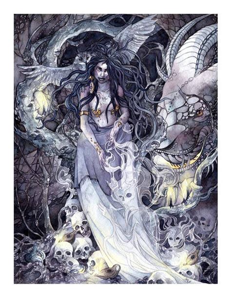 Ereshkigal Print | Etsy Watercolor Art Prints, Original Watercolor ...