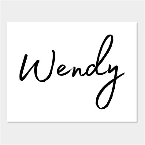 Wendy Name Calligraphy by word-minimalism | Names, Name art, Calligraphy