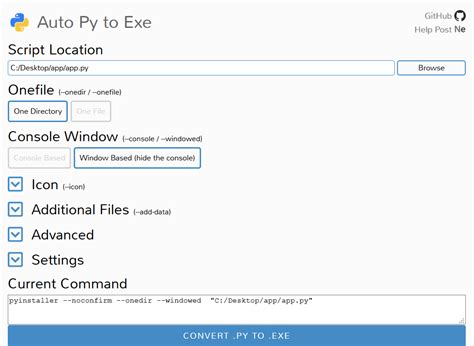 Image result for Auto-Py-To-Exe Error