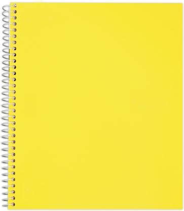 mind blowing YELLOW COVER A4 SIZE BOTH SIDE UNRULLED 100 SHEETS 200 ...
