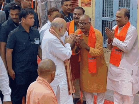 shah meets four cms varanasi review illegal infiltration regional ...