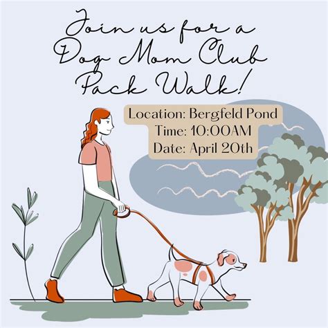 Dog Mom Club Dubuque Pack Walk, Bergfeld Pond, Dubuque, 20 April 2024 ...
