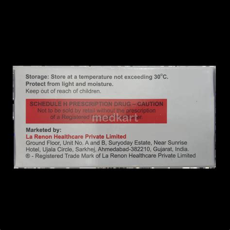 LARENTINE D 5MG TABLET 10'S - Uses, Side Effects, Price, Composition ...