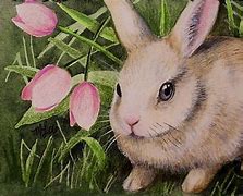 Image result for Vintage Rabbit Art