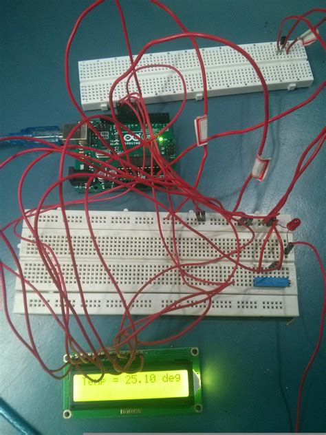 Image result for Arduino Temp Sensor LCD
