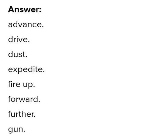 5. Write the related words as shown in the example Drive - Brainly.in