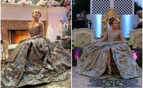 Jennifer Lopez Dazzles in Bridgerton Inspired Manish Malhotra Gown That ...