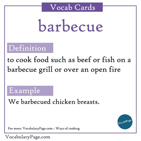 Image result for Cooking Vocabulary Examples