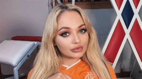 Rangers-daft OnlyFans star Lana Wolf welcomes Todd Cantwell to Ibrox with cheeky message on body ...