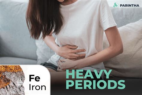 Heavy Menstrual bleeding, Iron deficiency, and Anemia - Parintha