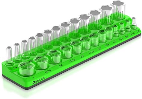 OlsaTools Olsa Tools Magnetic Socket Organizer | 38-inch Drive India | Ubuy