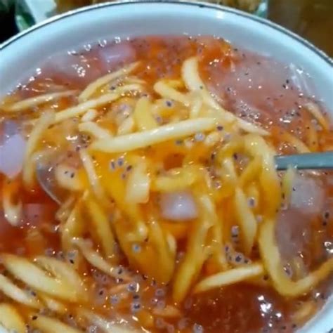 Resep Es Blewah Selasih Prakrtis, 3 Langkah Jadi!
