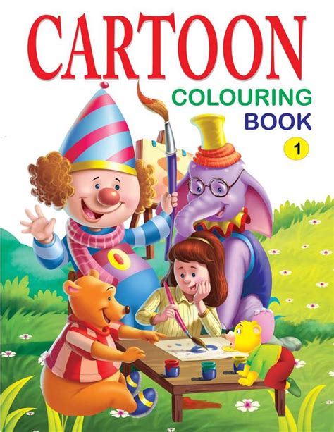 Cartoon Colouring Book - 1 - cartoon coloring and drawing book: Buy ...