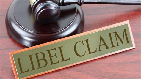 Image result for Libel Examples