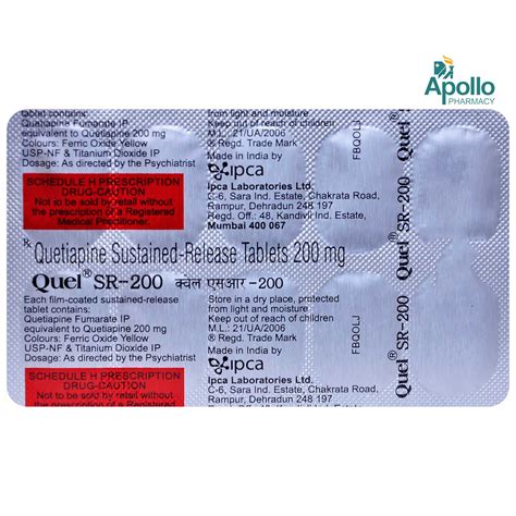 QUEL SR 200MG TABLET Price, Uses, Side Effects, Composition - Apollo ...