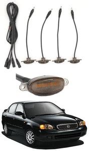 RKPSP 4 LED Front Grill Led Lights Amber Lights DRL For Baleno-Maruti ...