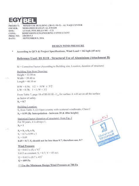 Image result for Wind Load Calculation Example PDF